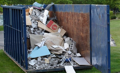 Professional team performing house clearance in Balham
