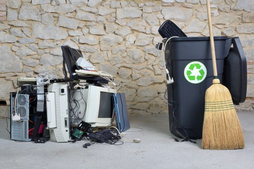 Professional waste removal team in Balham handling waste